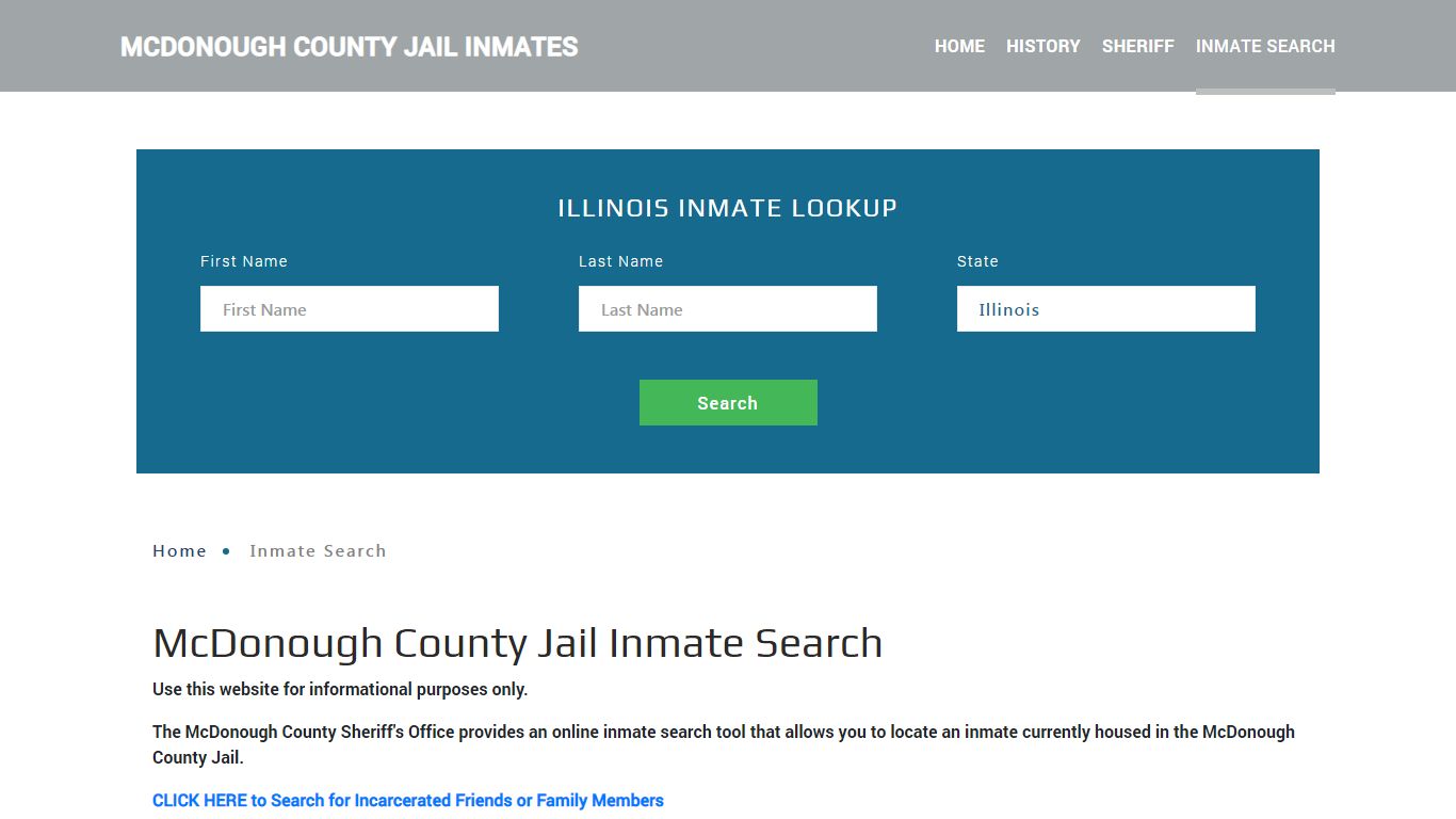 McDonough County, IL Detainee Lookup