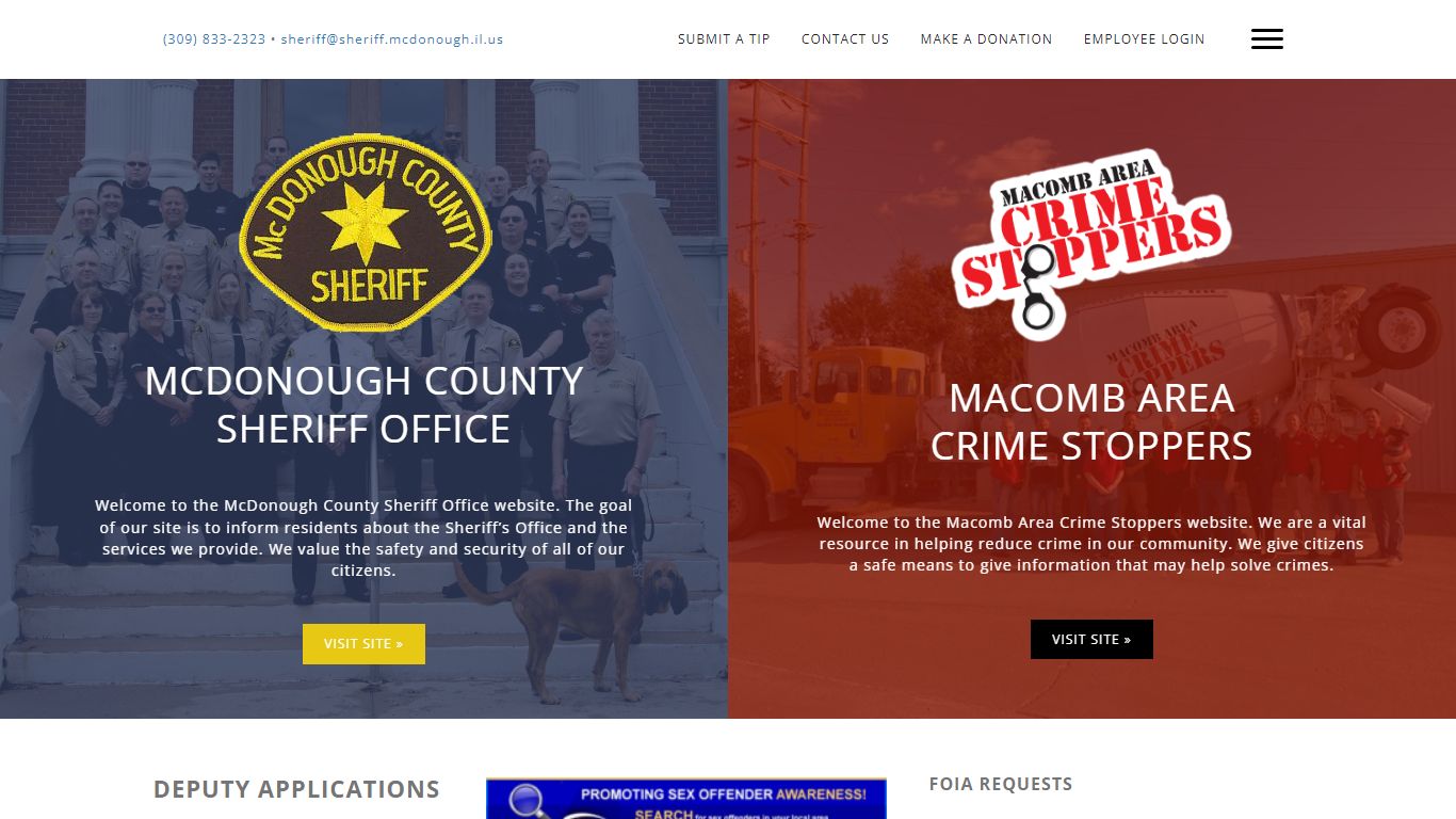 McDonough County Sheriff's Office / Macomb Area Crime Stoppers